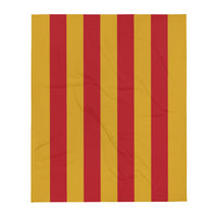 Thumbnail for Plaid Provence doré - Drapeau provençal sur fond blanc