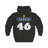 Hoodie Lotois noir - Cadeau humoristique Pastis 46 face
