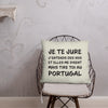 Coussin Portugal - J'entends des voix