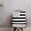 Coussin Bretagne - Drapeau breton hermines et bandes