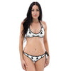Bikini Bretagne blanc - Drapeau breton Gwenn ha Du