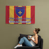 Drapeau Provençal sang et or - République Provençale