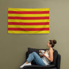 Drapeau Roussillon rouge et jaune - Fierté catalane