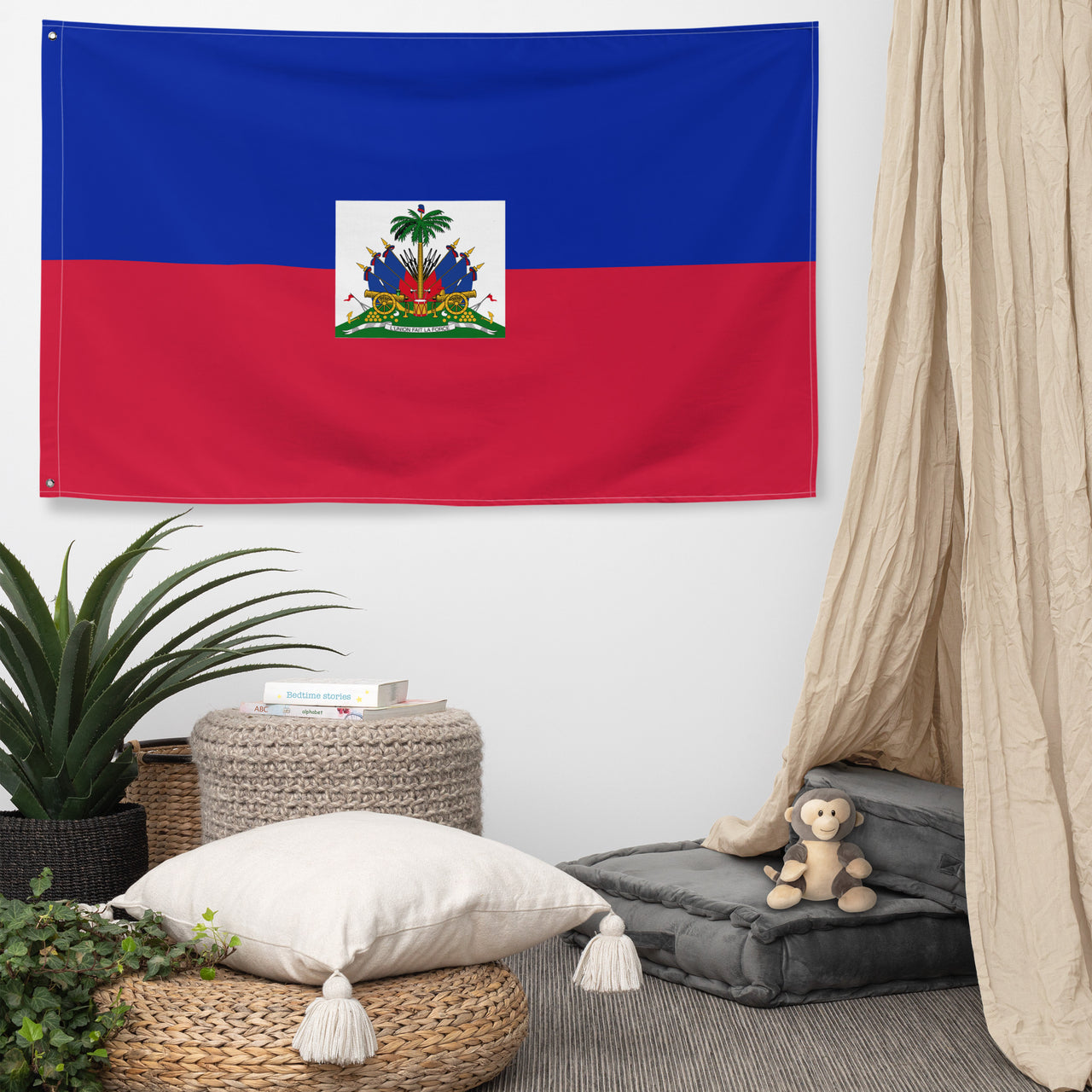 Drapeau Haïti, drapeau haïtien de haute qualité premium