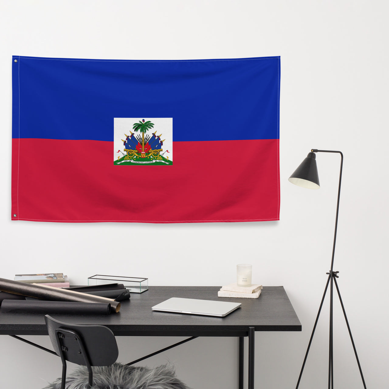 Drapeau Haïti, drapeau haïtien de haute qualité premium