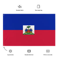 Thumbnail for Drapeau Haïti, drapeau haïtien de haute qualité premium