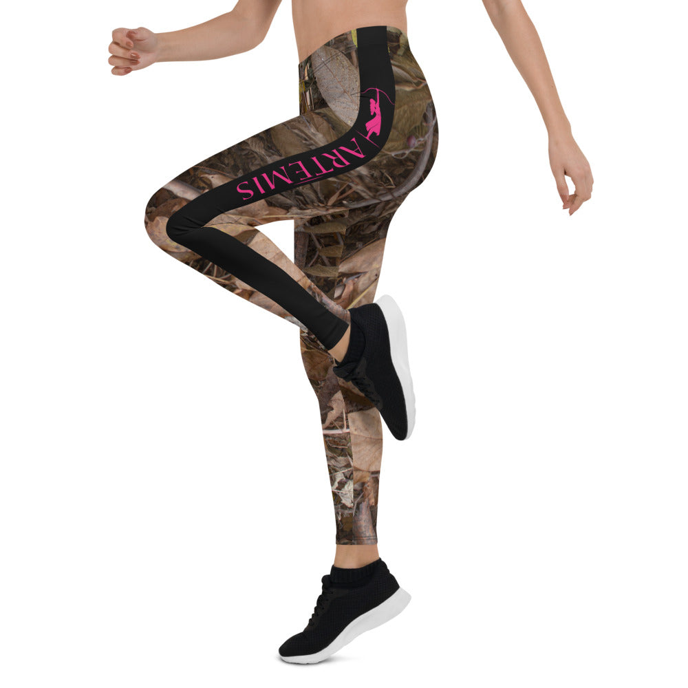 Leggings chasse d'automne camouflage - Confort optimal pour les pauses
