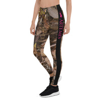 Thumbnail for Leggings chasse d'automne camouflage - Parfait pour les aventures en plein air