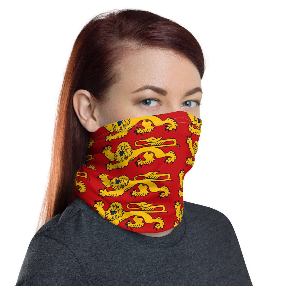 Masque Cache-cou - Bandeau - Normandie avec blason normand