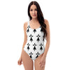 Maillot de bain Bretagne noir - Drapeau hermines élégant