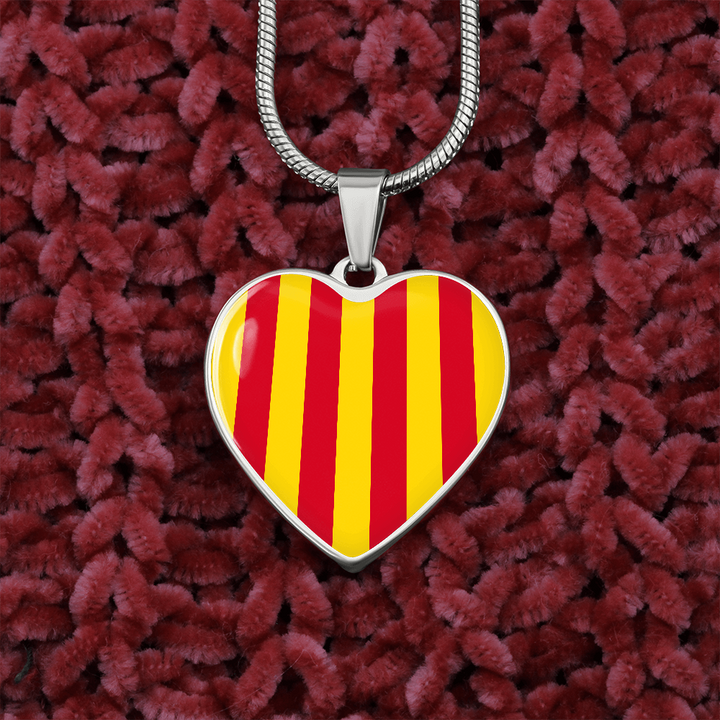 Collier pendentif COEUR DE PROVENCE® - Cadeau pour femme provençale - Bijouterie