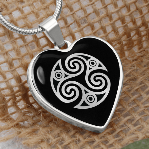 Collier Bretagne Triskel Celte - Cadeau pour femme bretonne - Bijouterie