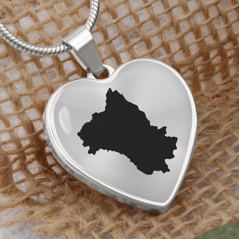 Pendentif CŒUR® d'Aveyron - Cadeau pour une Aveyronnaise- Bijouterie