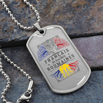 Collier et médaille militaire RACINES® Roumaines cadeau pour Roumain de France - Bijouterie