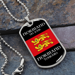 Collier et médaille pendentif militaire TOUJOURS® Normand - cadeau pour un Normand - Bijouterie