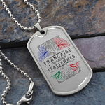 Collier et médaille militaire RACINES® Italiennes cadeau pour Italiennes de France - Bijouterie