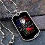Collier et médaille militaire RACINES® Portugaises - cadeau pour femme Portugaise - Bijouterie