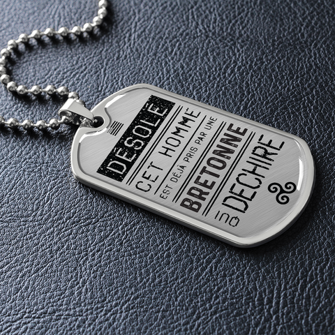 Médaille militaire - Désolé il est pris par une Bretonne - Bijouterie Bretagne