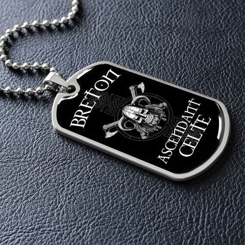 Collier et médaille ASCENDANT® Celte cadeau pour un Breton - Bijouterie