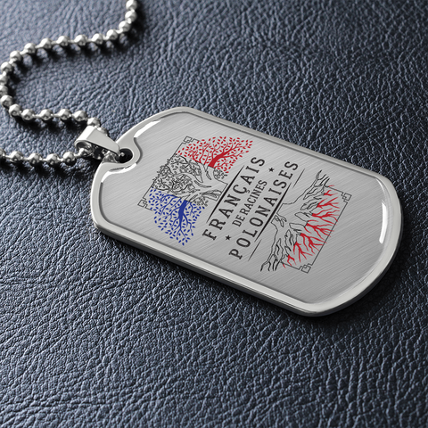 Collier et médaille militaire RACINES® Polonaises cadeau pour Polonais - Bijouterie