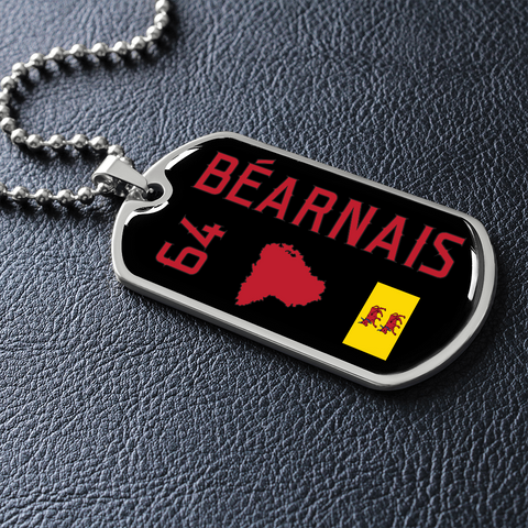 Béarnais 64 - Médaille Militaire et collier pour homme - Bijouterie