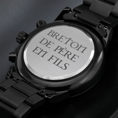 Montre DE PÈRE EN FILS® - Cadeau pour un Breton - Bijouterie