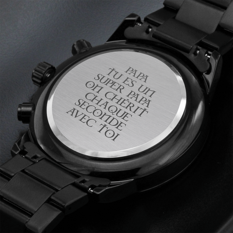Montre SUPER PAPA® - Cadeau pour la fête des pères - Bijouterie