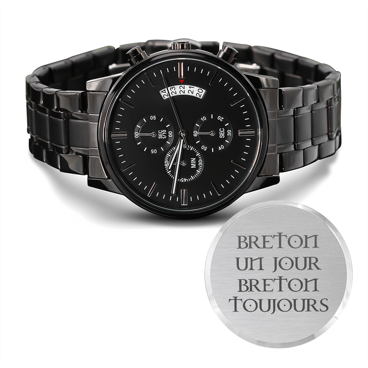 Montre UN JOUR TOUJOURS® Breton - Cadeau pour un Breton - Bijouterie