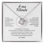 Collier pendentif PIERRE DE L'INFINI® + Carte - Cadeau pour sa filleule - Bijouterie famille