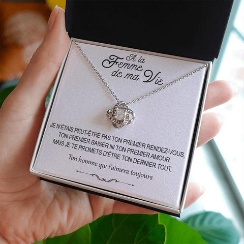 Collier Pierre de l'Infinie - Cadeau + Carte pour sa femme - Bijouterie famille