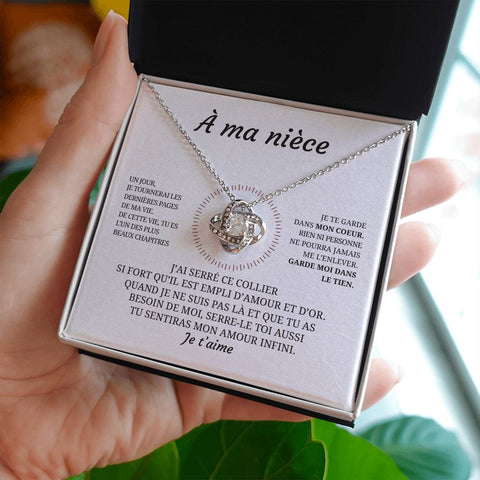 Collier pendentif PIERRE DE L'INFINI® - Cadeau pour sa nièce - Bijouterie