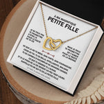 Collier pendentif DOUBLECOEUR® - Cadeau d'une grand-mère à sa petite fille - Bijouterie