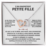 Collier pendentif DOUBLECOEUR® - Cadeau d'une grand-mère à sa petite fille - Bijouterie