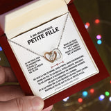 Collier pendentif DOUBLECOEUR® - Cadeau d'une grand-mère à sa petite fille - Bijouterie