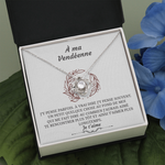Carte et pendentif pierre de l'infini - Cadeau pour Vendéenne - Bijouterie
