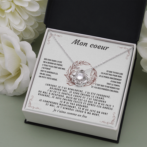Collier pendentif PIERRE DE L'INFINI® - Cadeau pour sa femme - Bijouterie