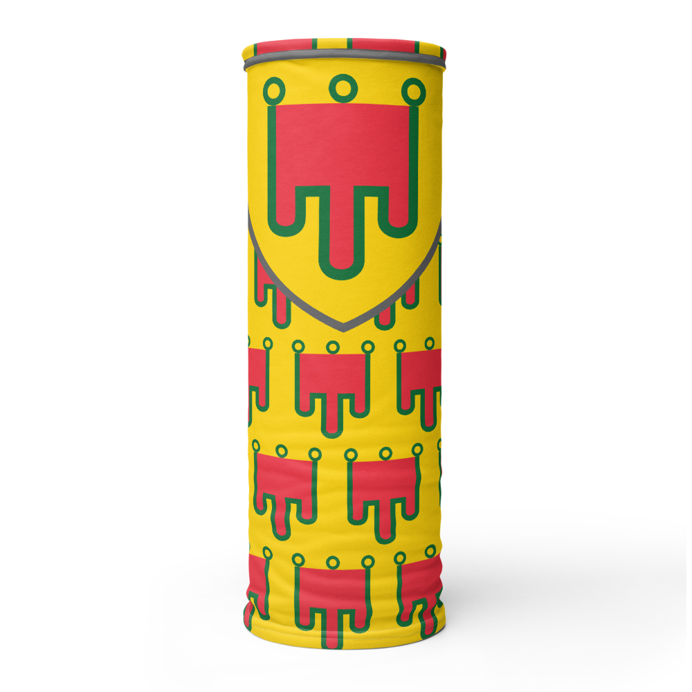 Masque Auvergne blanc - Bandeau blason auvergnat humoristique