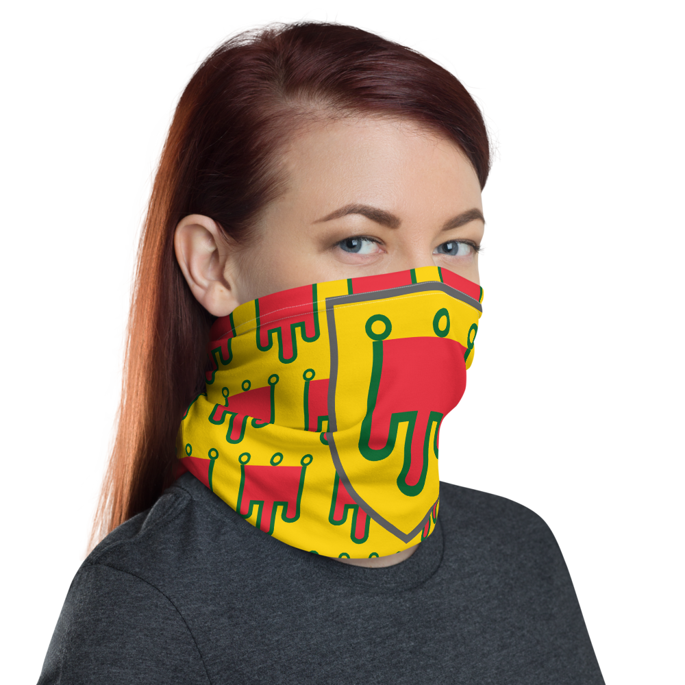 Masque Auvergne - Masque - Cache-cou - Bandeau blason auvergnat - Ici & Là - T-shirts & Souvenirs de chez toi