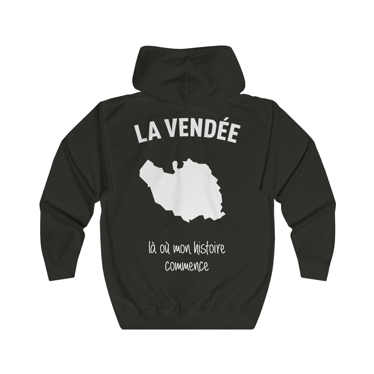 Veste zippée - Cadeau Fierté pour un Vendéen ou une Vendéenne Histoire