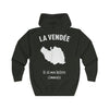 Hoodie Vendée noir - Fierté et histoire à porter
