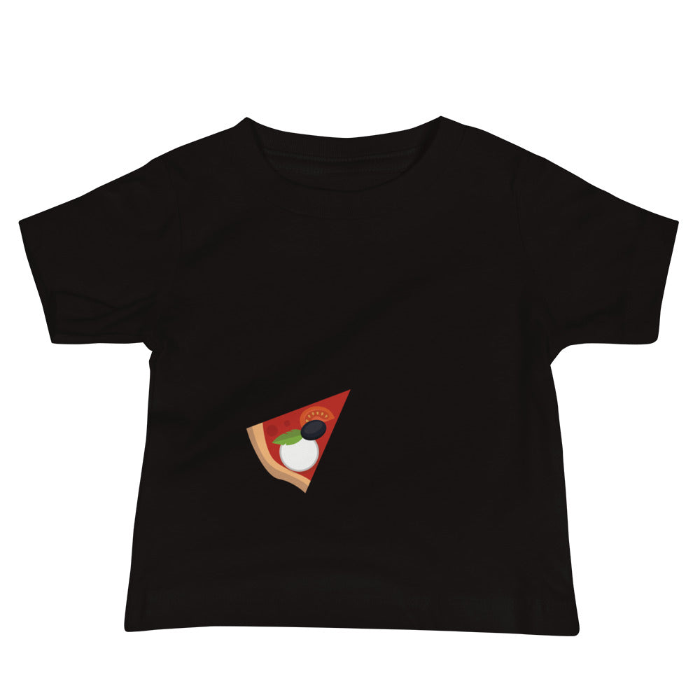 T-shirt bébé Italie - Petite part de pizza père-fils