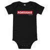 Body bébé Portugal noir - Portugais de père en fils