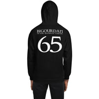 Thumbnail for Sweatshirt Bigourdan gris foncé chiné dos - Bigourdan un jour, Bigourdan toujours