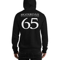 Thumbnail for Sweatshirt Bigourdan noir dos - Bigourdan un jour, Bigourdan toujours