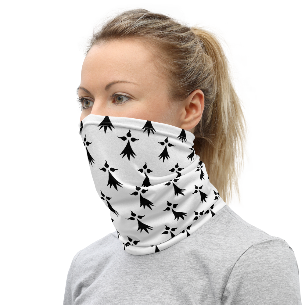 Cache-cou Bretagne - Bandeau hermines bretonnes