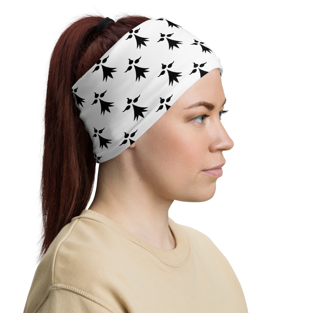 Cache-cou Bretagne - Bandeau hermines bretonnes