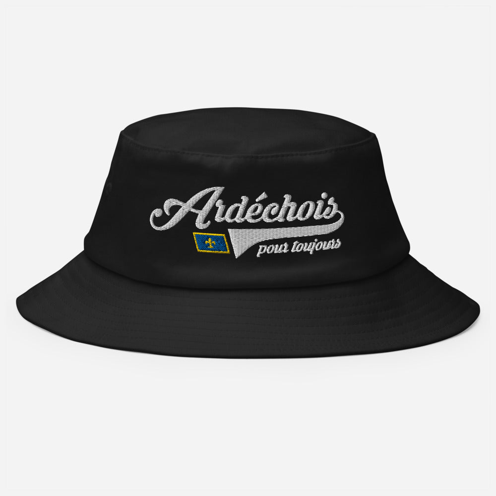 Ardéchois pour toujours - Bob chapeau Ardèche Brodé