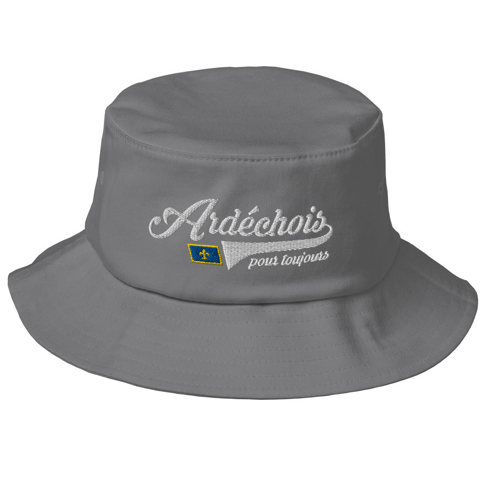 Ardéchois pour toujours - Bob chapeau Ardèche Brodé