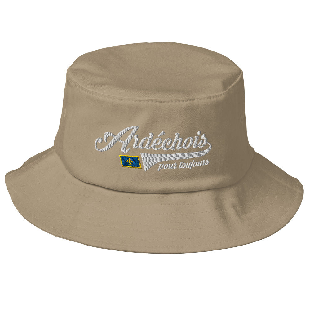 Ardéchois pour toujours - Bob chapeau Ardèche Brodé