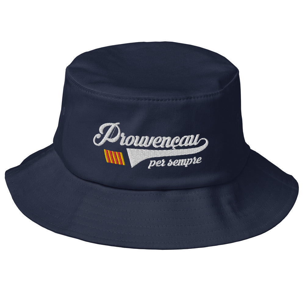 Bob provençal bleu marine dos - style vintage années 80-90